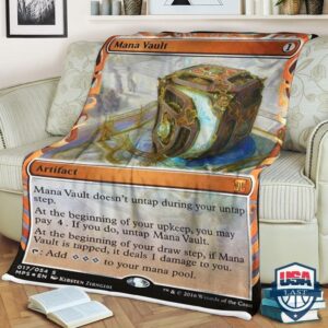 Game Mtg Mana Vault Fleece Blanket