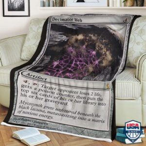 Game Mtg Mbs 105 Decimator Web Card Soft Blanket