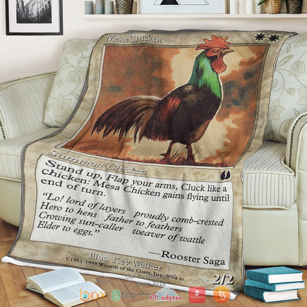 Game Mtg Mesa Chicken Blanket Game Mtg Mesa Chicken Blanket