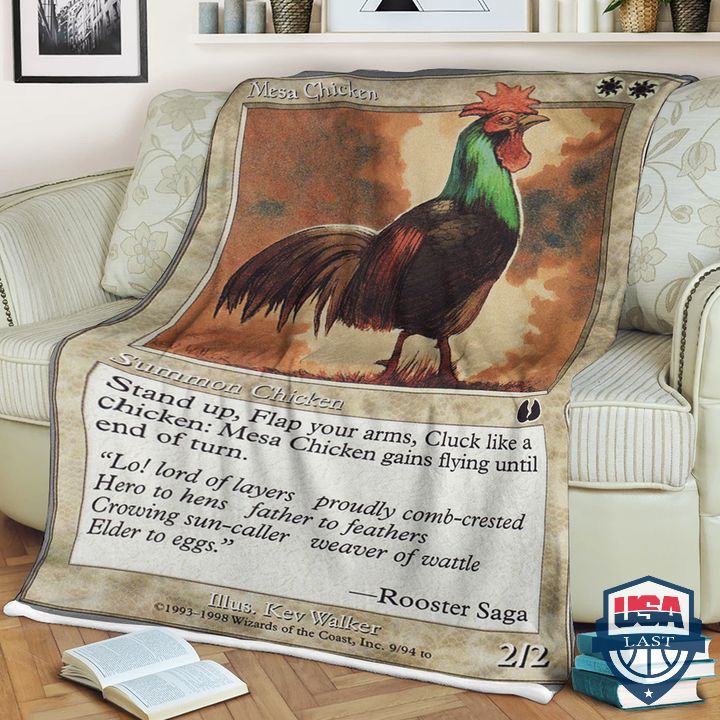 Game-Mtg-Mesa-Chicken-Fleece-Blanket-1