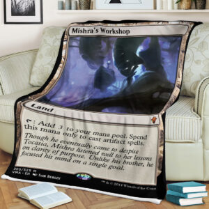 Game Mtg Mishras Workshop Soft Blanket