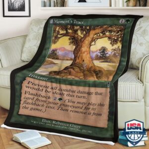 Game Mtg Moments Peace Fleece Blanket