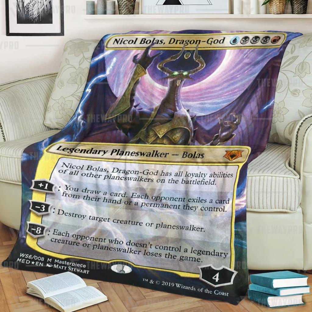 Game Mtg Nicol Bolas Dragongod Blanket Game Mtg Nicol Bolas Dragongod Blanket