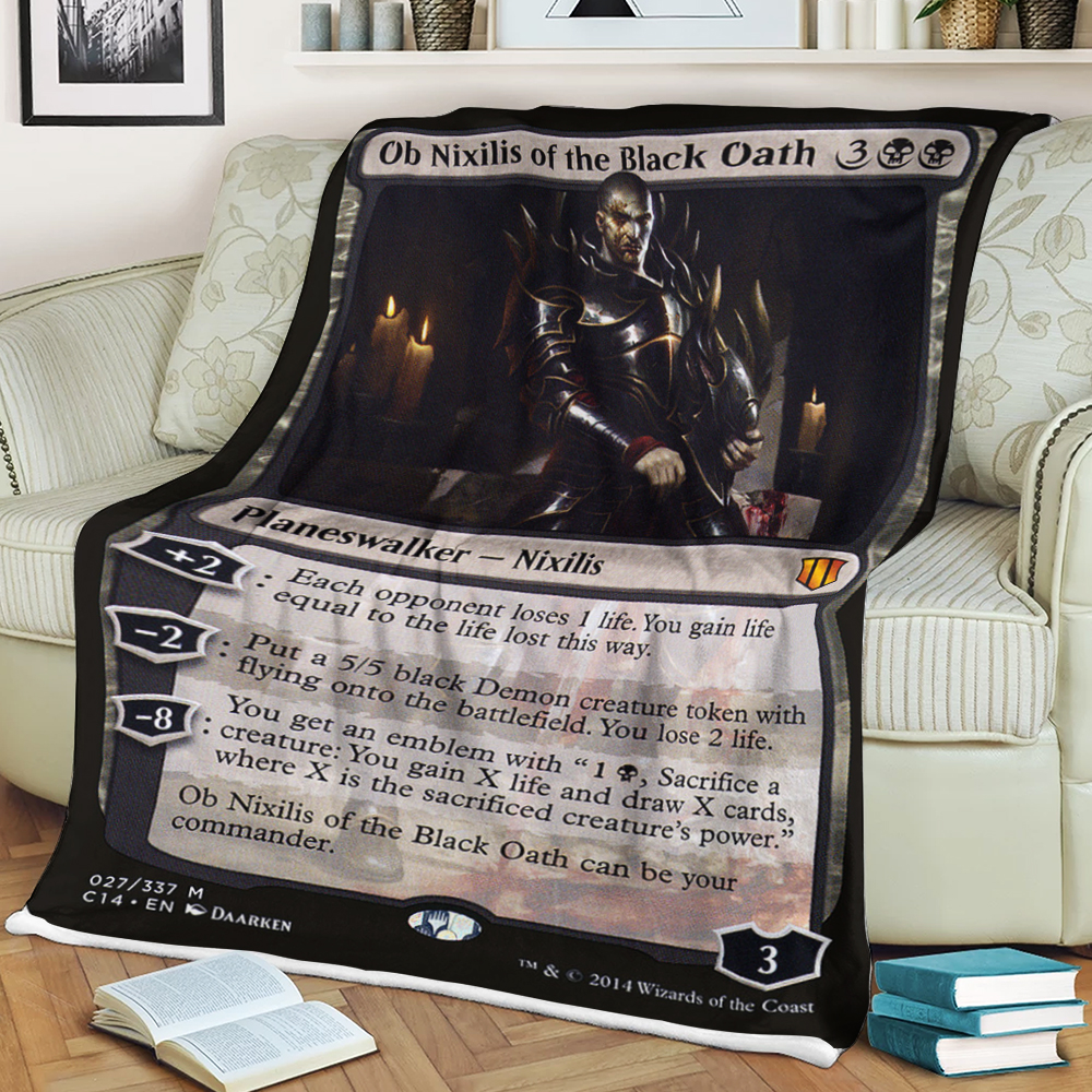 Game Mtg Ob Nixilis Of The Black Oath Blanket Game Mtg Ob Nixilis Of The Black Oath Blanket