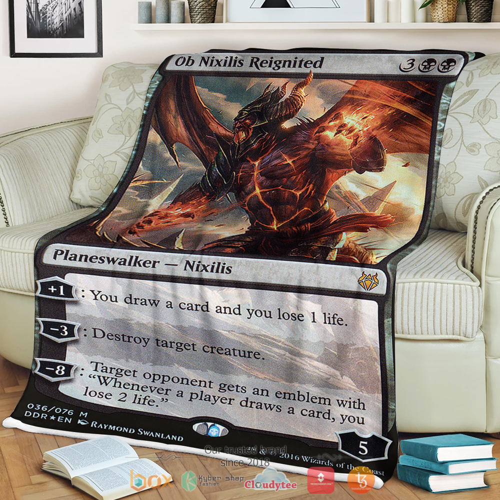Game Mtg Ob Nixilis Reignited Blanket Game Mtg Ob Nixilis Reignited Blanket