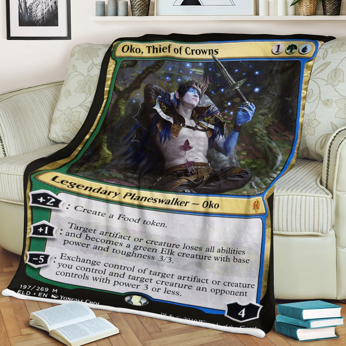 Game Mtg Oko Thief Of Crowns Soft Blanket Game Mtg Oko Thief Of Crowns Soft Blanket