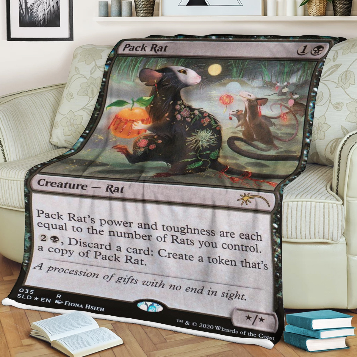 Game Mtg Pack Rat Blanket Game Mtg Pack Rat Blanket