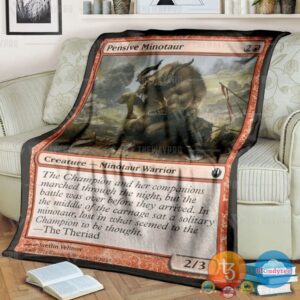 Game Mtg Pensive Minotaur Blanket 2