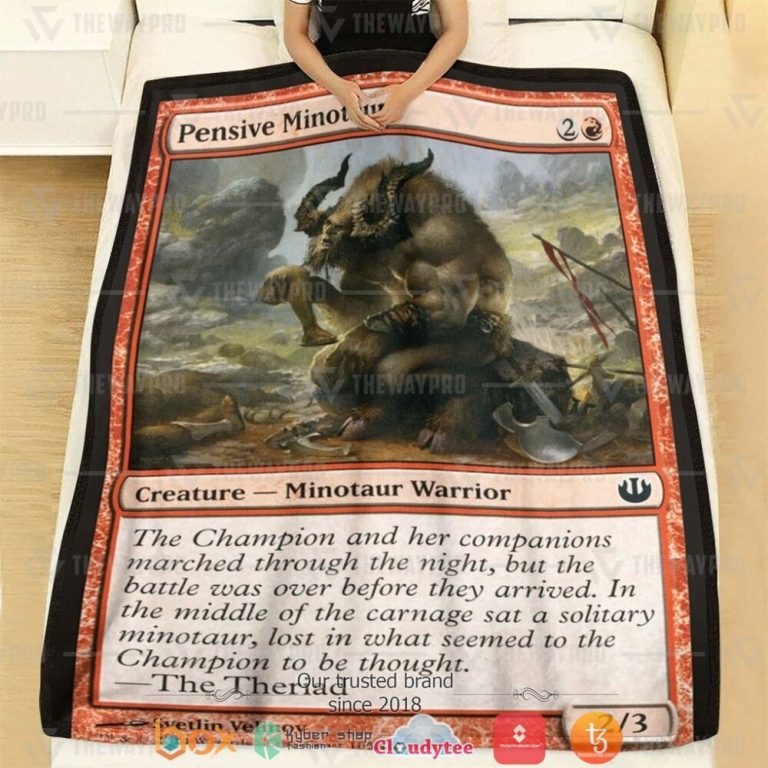 Game-Mtg-Pensive-Minotaur-Soft-Blanket-1