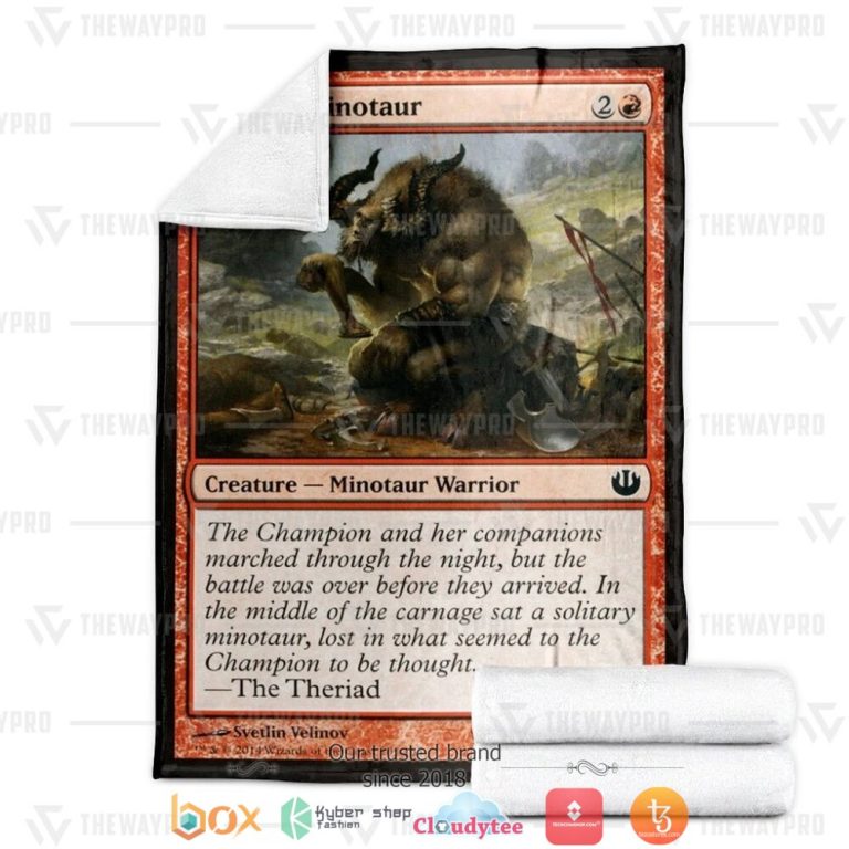Game-Mtg-Pensive-Minotaur-Soft-Blanket-2