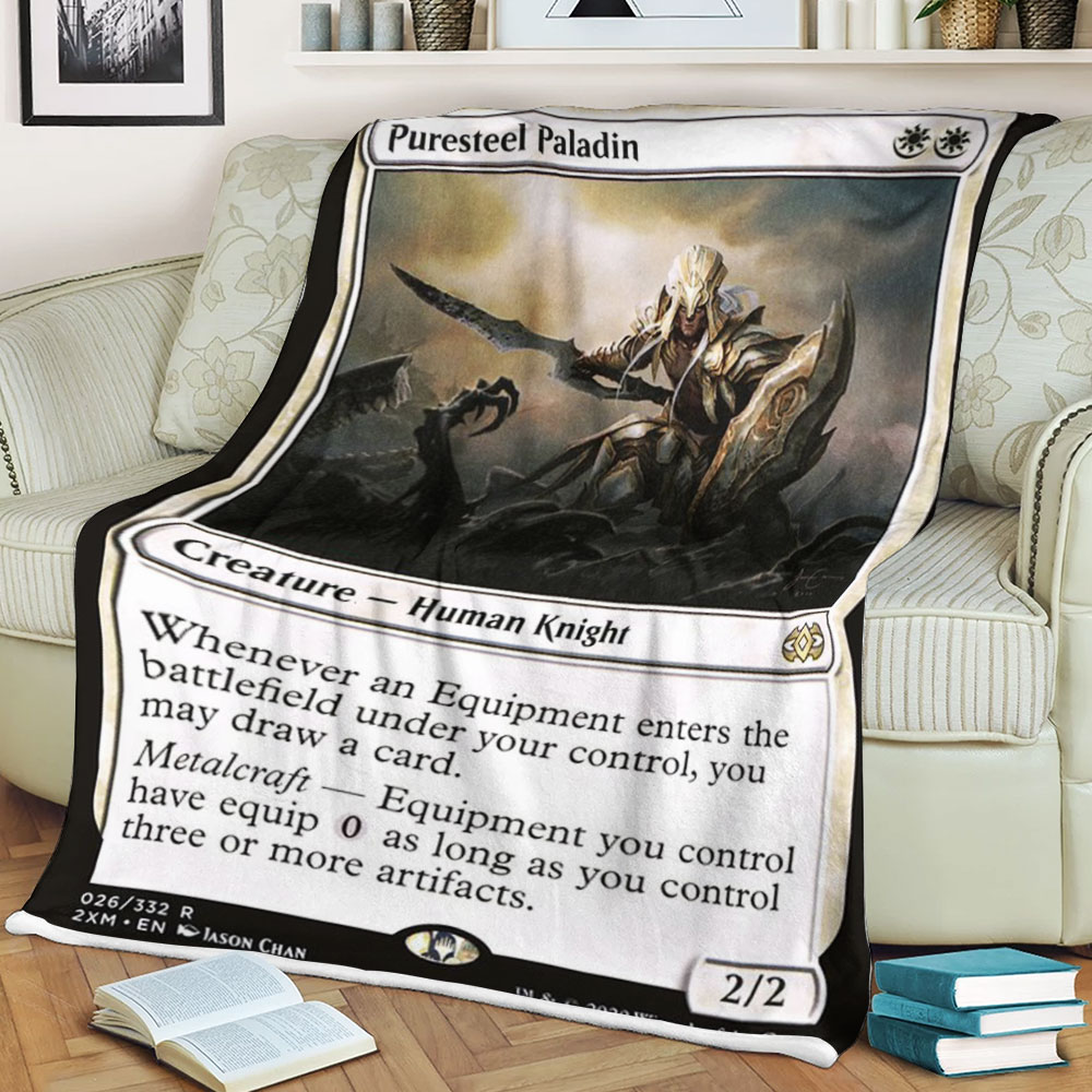 Game Mtg Puresteel Paladin Blanket Game Mtg Puresteel Paladin Blanket