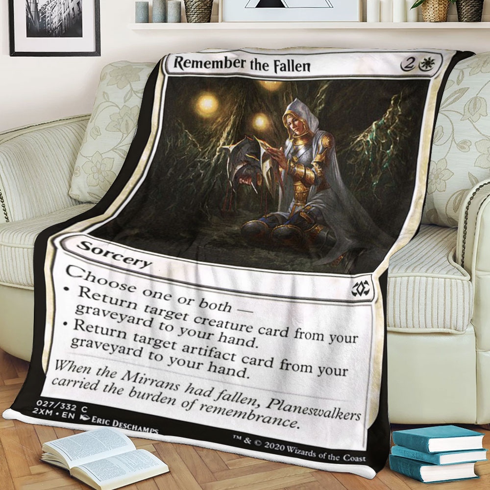 Game Mtg Remember The Fallen Blanket Game Mtg Remember The Fallen Blanket