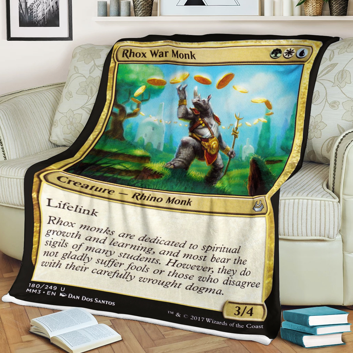 Game Mtg Rhox War Monk Blanket Game Mtg Rhox War Monk Blanket