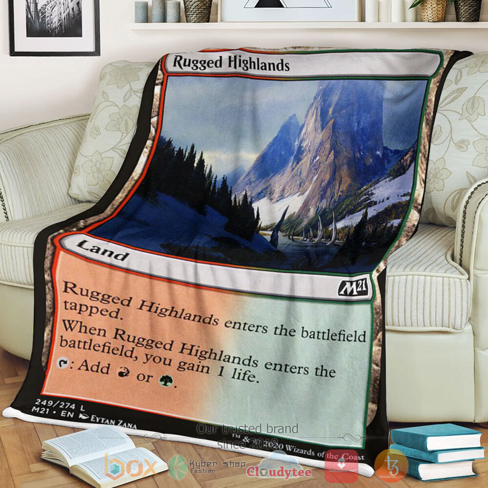 Game Mtg Rugged Highlands Fleece Blanket Game Mtg Rugged Highlands Fleece Blanket