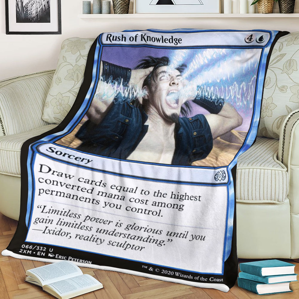 Game Mtg Rush Of Knowledge Blanket Game Mtg Rush Of Knowledge Blanket