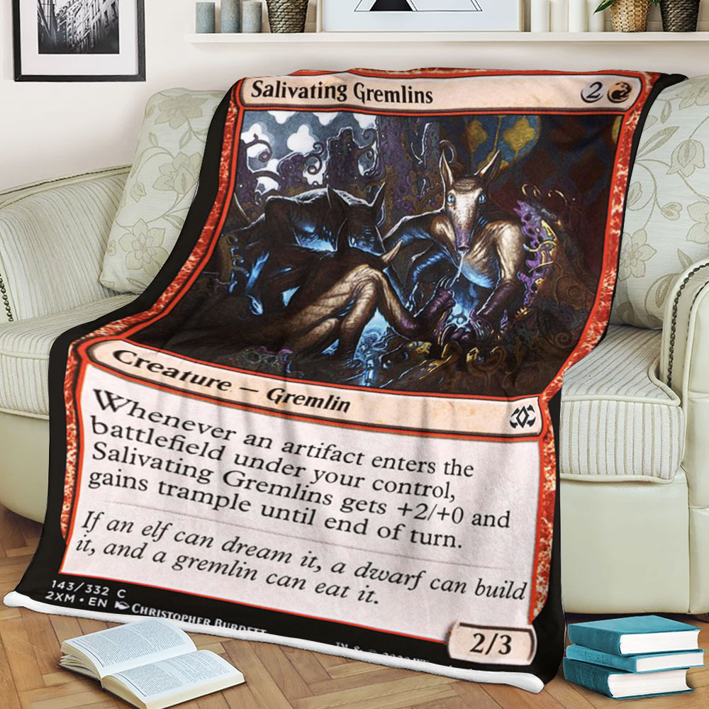 Game Mtg Salivating Gremlins Blanket Game Mtg Salivating Gremlins Blanket