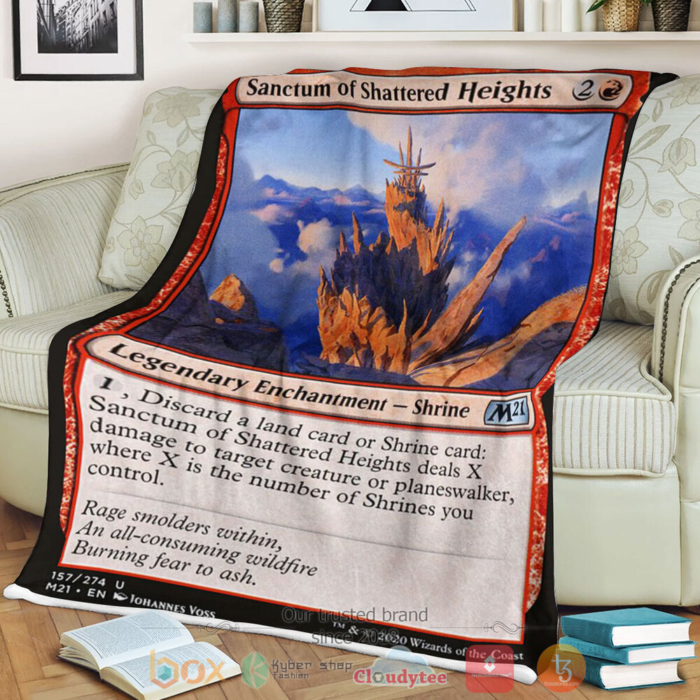Game Mtg Sanctum Of Shattered Heights Fleece Blanket Game Mtg Sanctum Of Shattered Heights Fleece Blanket