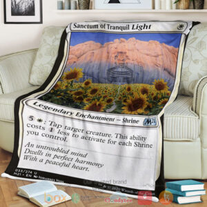 Game Mtg Sanctum Of Tranquil Light Fleece Blanket