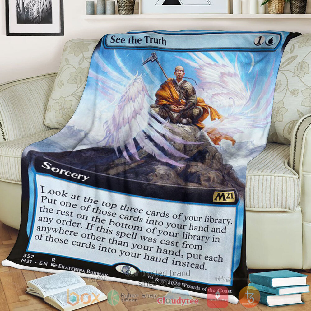 Game Mtg See The Truth Fleece Blanket Game Mtg See The Truth Fleece Blanket
