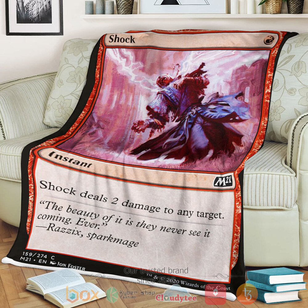 Game Mtg Shock Fleece Blanket Game Mtg Shock Fleece Blanket