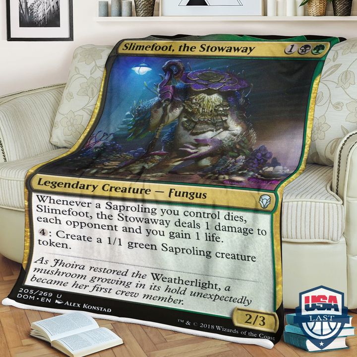 Game-Mtg-Slimefoot-The-Stowaway-Fleece-Blanket-1