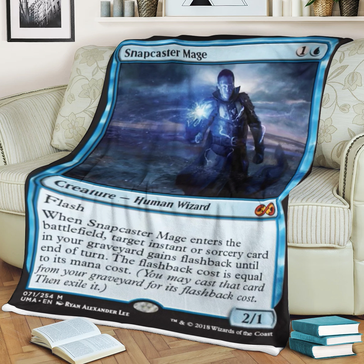 Game Mtg Snapcaster Mage Soft Blanket Game Mtg Snapcaster Mage Soft Blanket