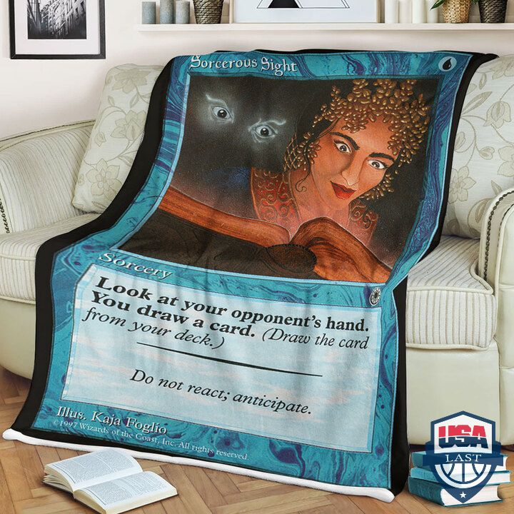 Game-Mtg-Sorcerous-Sight-Quilt-Blanket-1