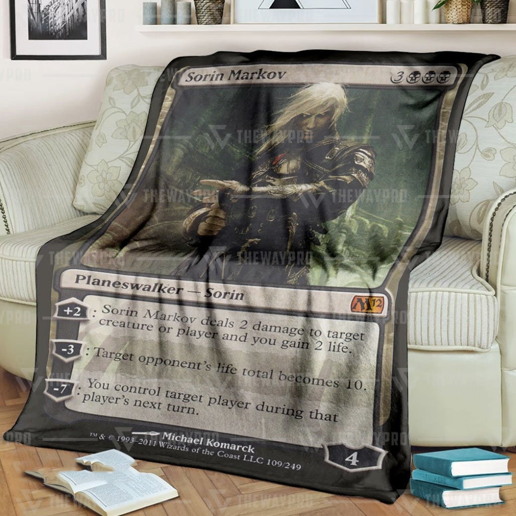 Game Mtg Sorin Markov Custom Soft Blanket Game Mtg Sorin Markov Custom Soft Blanket