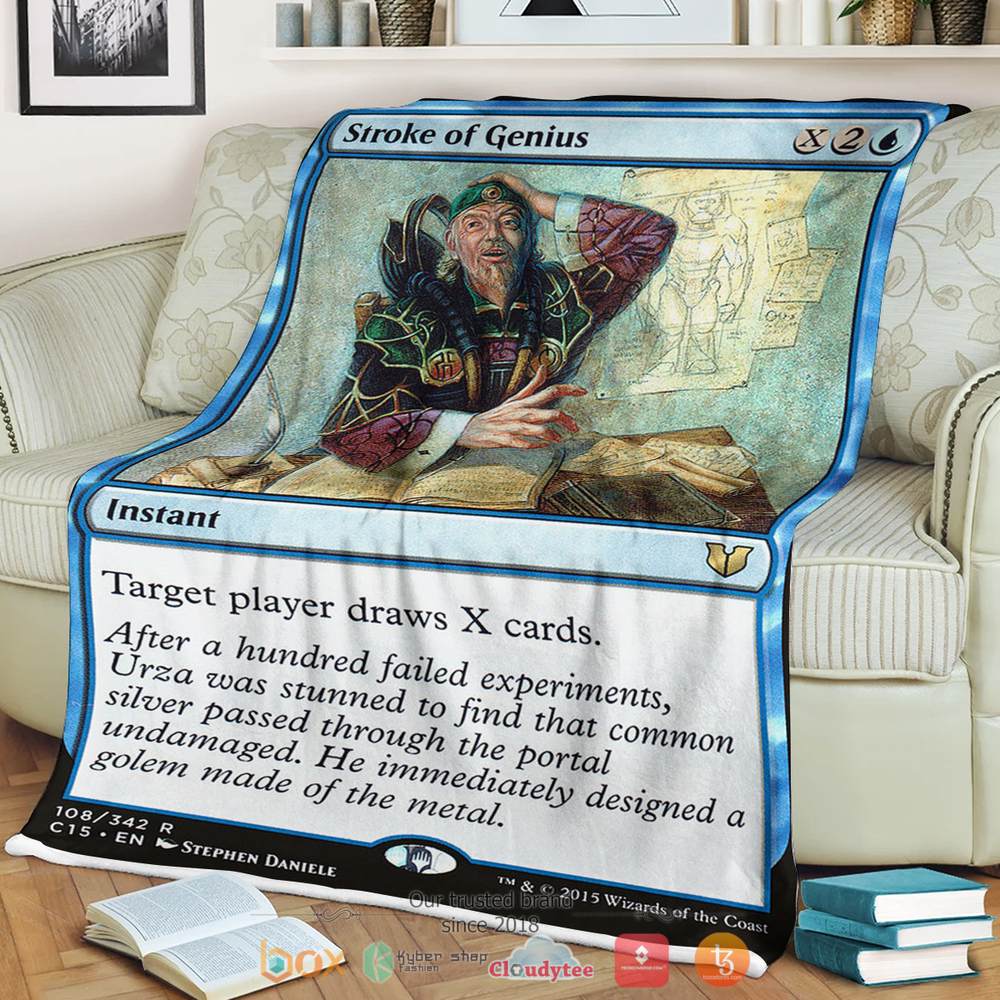 Game Mtg Stroke Of Genius Blanket Game Mtg Stroke Of Genius Blanket