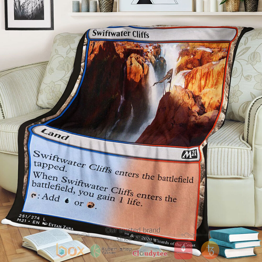 Game Mtg Swiftwater Cliffs Fleece Blanket Game Mtg Swiftwater Cliffs Fleece Blanket