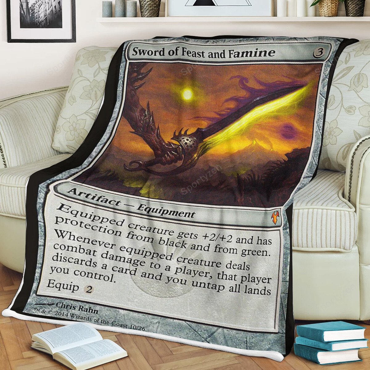 Game Mtg Sword Of Feast And Famine Blanket Game Mtg Sword Of Feast And Famine Blanket