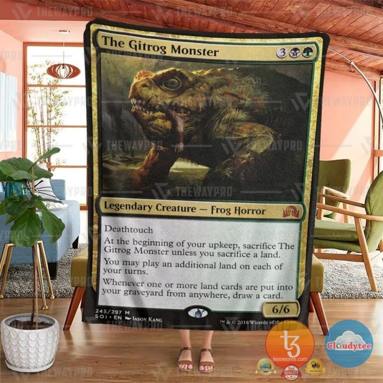 Game-Mtg-The-Gitrog-Monster-Blanket-1