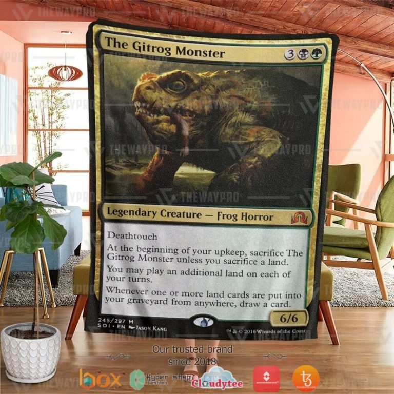 Game-Mtg-The-Gitrog-Monster-Soft-Blanket-1