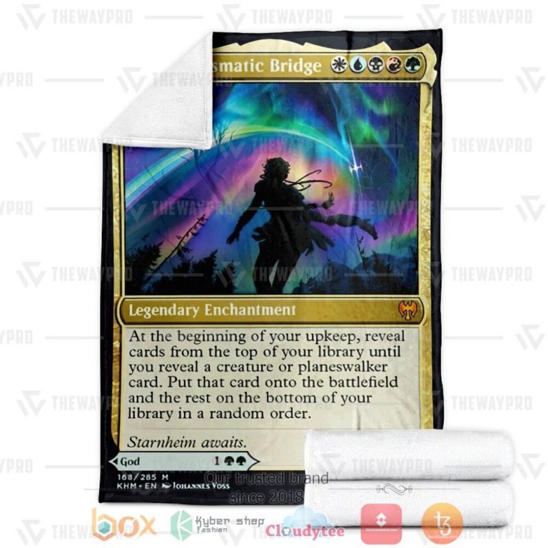 Game-Mtg-The-Prismatic-Bridge-Custom-Soft-Blanket-2