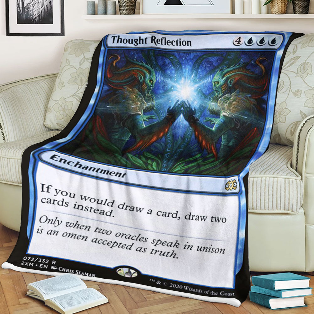 Game Mtg Thought Reflection Blanket Game Mtg Thought Reflection Blanket