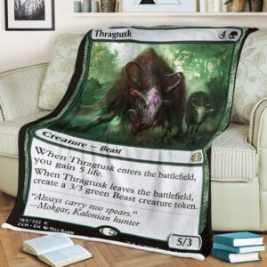 Game Mtg Thragtusk Blanket