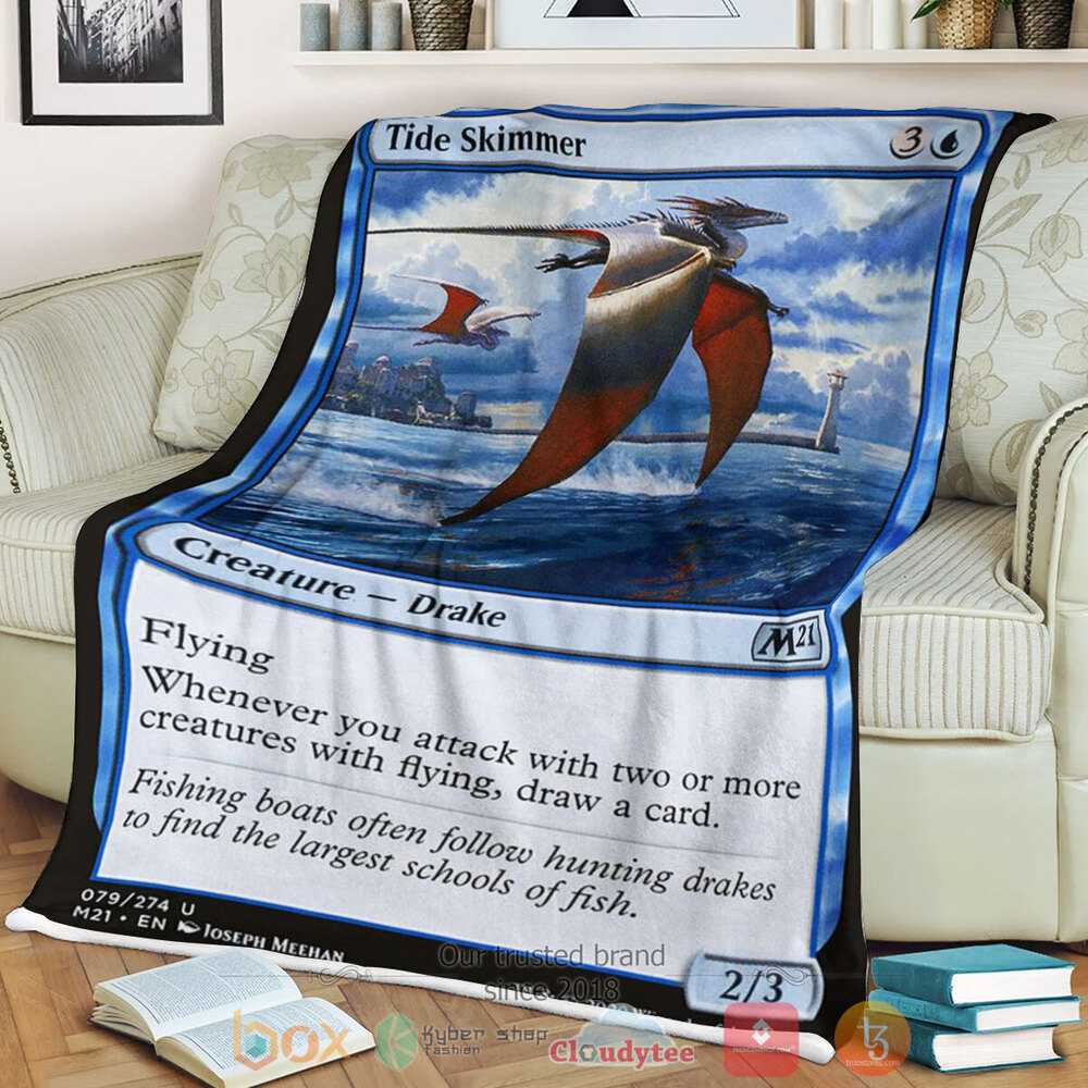 Game Mtg Tide Skimmer Fleece Blanket Game Mtg Tide Skimmer Fleece Blanket
