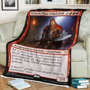 Game Mtg Torbran Thane Of Red Fell Blanket