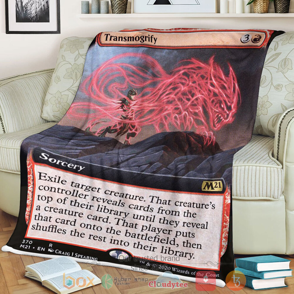 Game Mtg Transmogrify Fleece Blanket Game Mtg Transmogrify Fleece Blanket