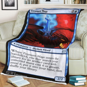 Game Mtg Treasure Mage Blanket