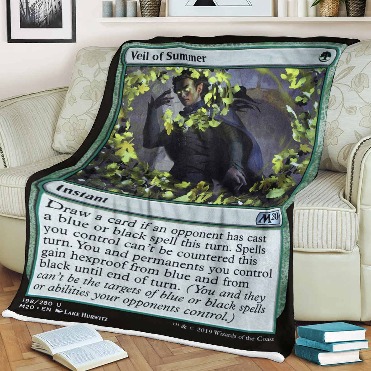Game Mtg Veil Of Summer Soft Blanket Game Mtg Veil Of Summer Soft Blanket