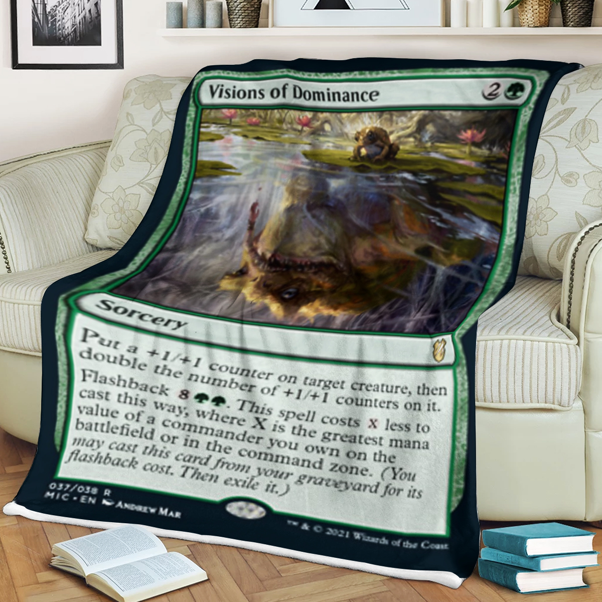 Game Mtg Visions Of Dominance Blanket Game Mtg Visions Of Dominance Blanket