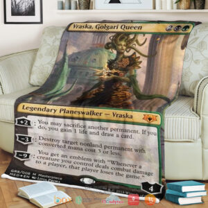 Game Mtg Vraska Golgari Queen Blanket