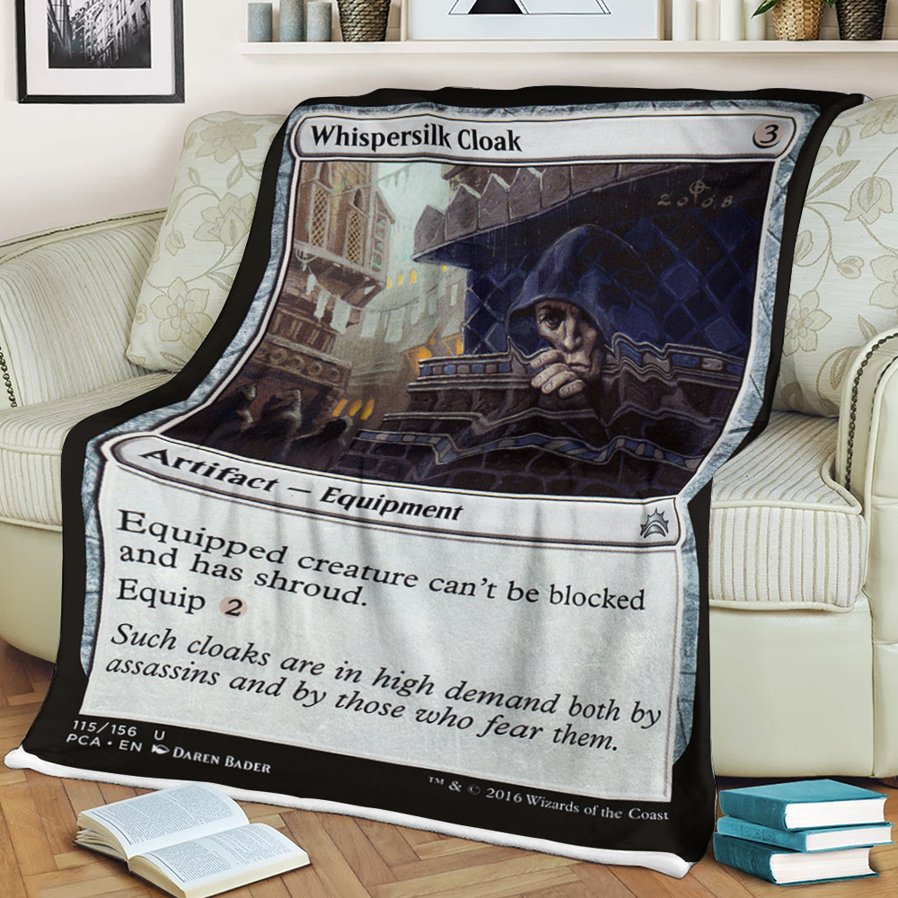 Game Mtg Whispersilk Cloak Blanket Game Mtg Whispersilk Cloak Blanket