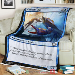 Game Mtg Wishcoin Crab Fleece Blanket