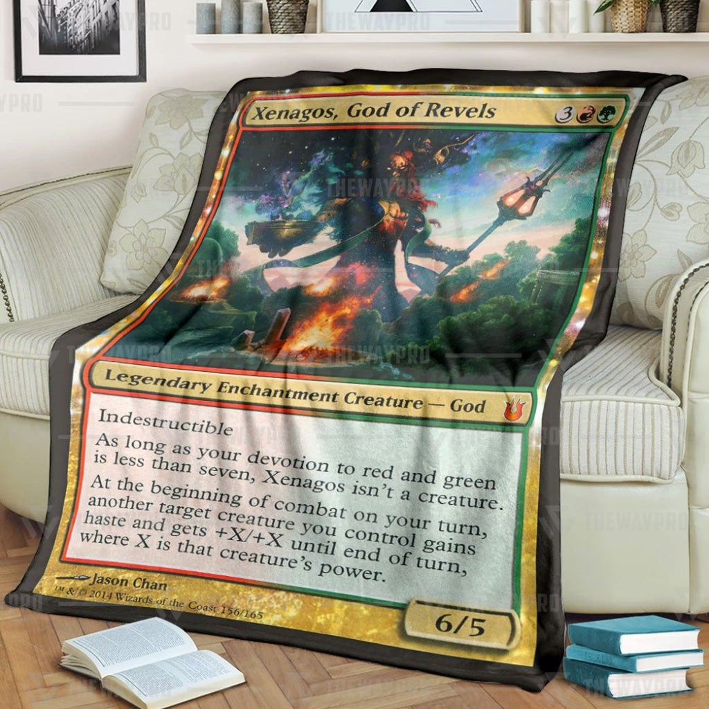 Game Mtg Xenagos God Of Revels Custom Soft Blanket Game Mtg Xenagos God Of Revels Custom Soft Blanket