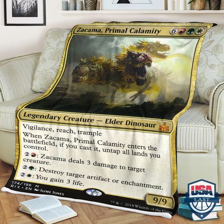 Game-Mtg-Zacama-Primal-Calamity-Fleece-Blanket-1