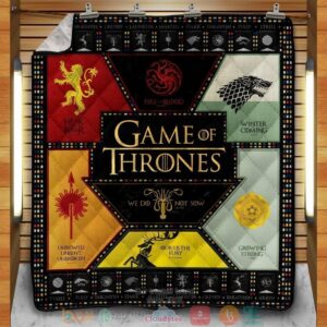 Game Of Thrones Houses We Do Not Sow Quilt Blanket