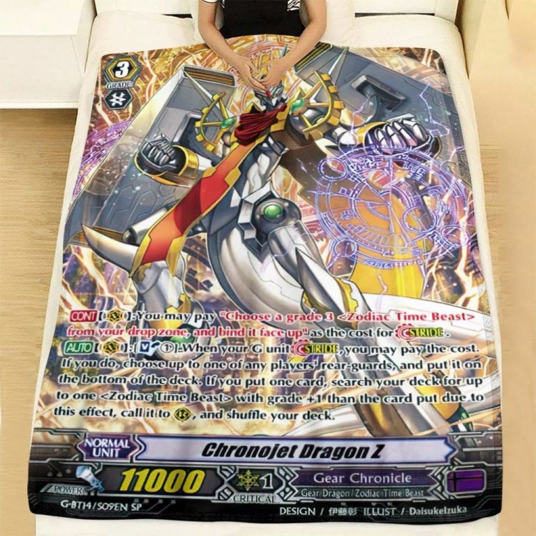 Game-Vanguard-Cards-Chronojet-Dragon-Z-Sp-Custom-Soft-Blanket-1-1