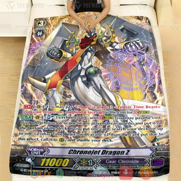Game-Vanguard-Cards-Chronojet-Dragon-Z-Sp-Custom-Soft-Blanket-1-2